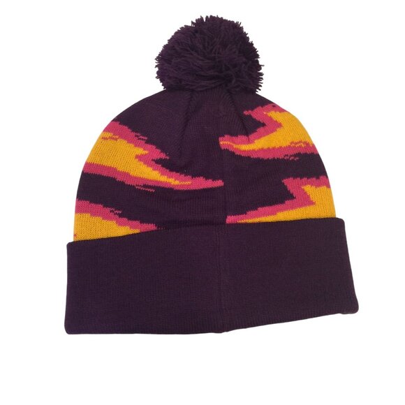 Universal Studios IT'S A MONSTER FRANKENSTEIN Purple Pom Pom Beanie OSFM - Picture 2 of 5